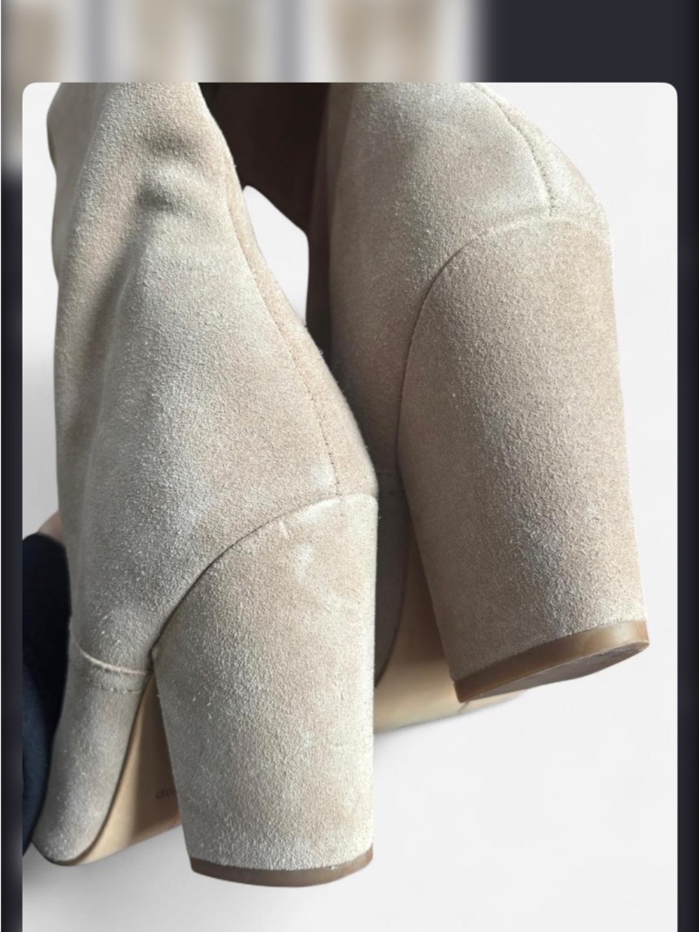 Dolce Vita Nathen Pull On Suede Knee High Boots size 8 - Picture 5 of 7